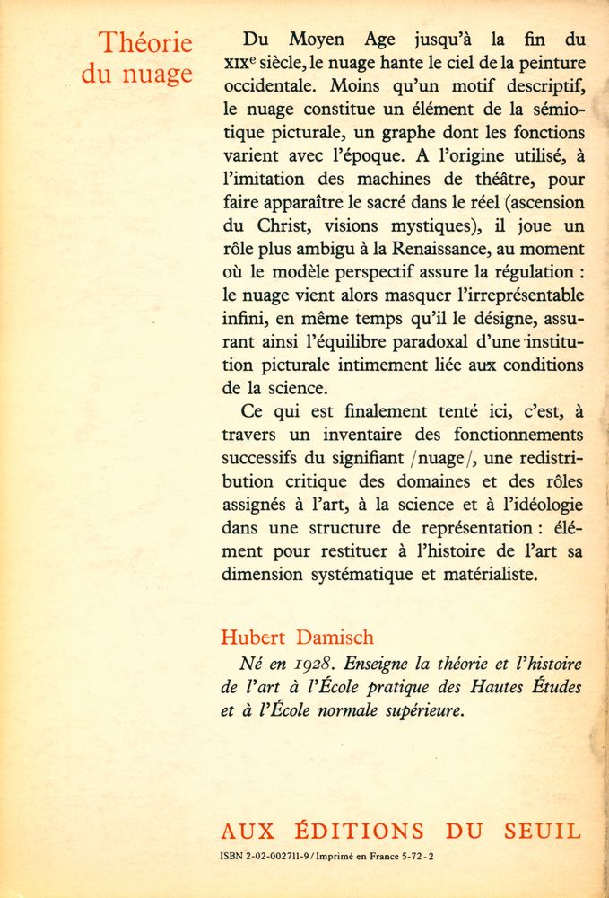 『Théorie du nuage : Pour une histoire de la peinture』 6