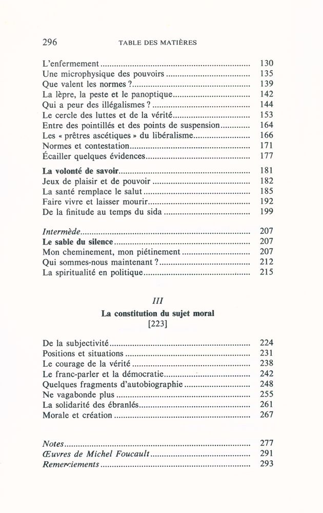『MICHEL FOUCAULT』 3