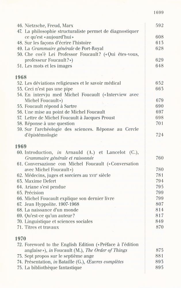 『FOUCAULT : Dits et écrits 1, 1954 - 1975』 4