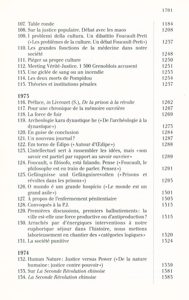 『FOUCAULT : Dits et écrits 1, 1954 - 1975』 6