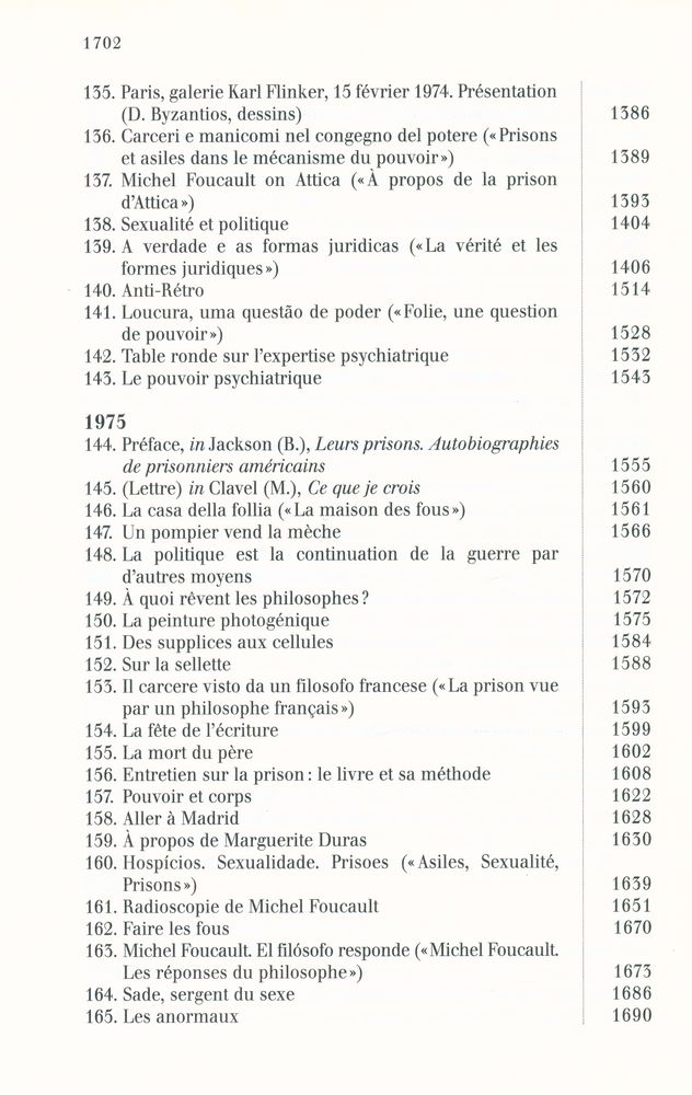 『FOUCAULT : Dits et écrits 1, 1954 - 1975』 7