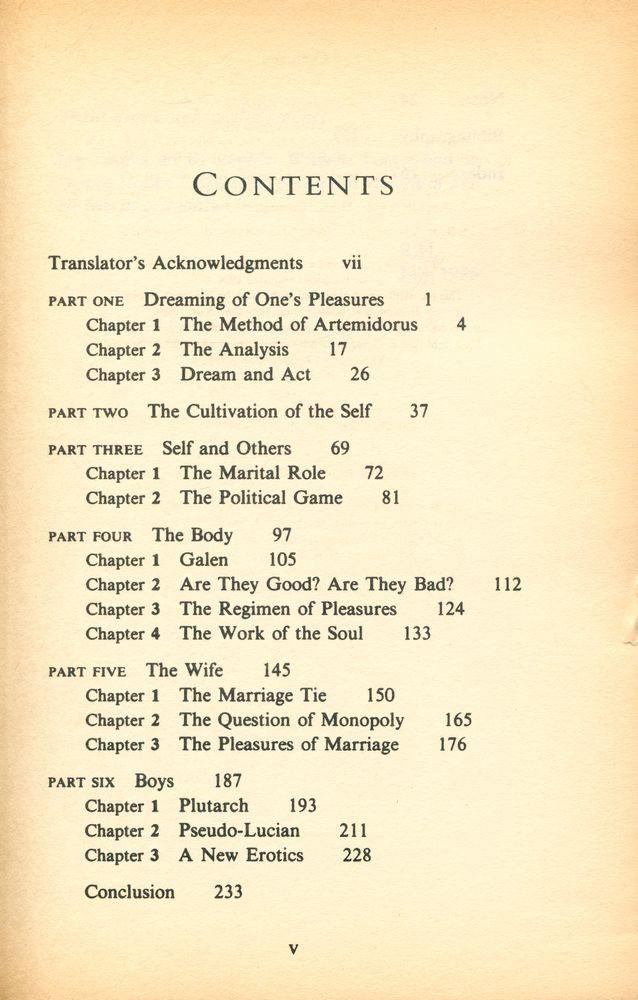 『THE HISTORY OF SEXUALITY VOLUME 3 : THE CARE OF THE SELF』 2
