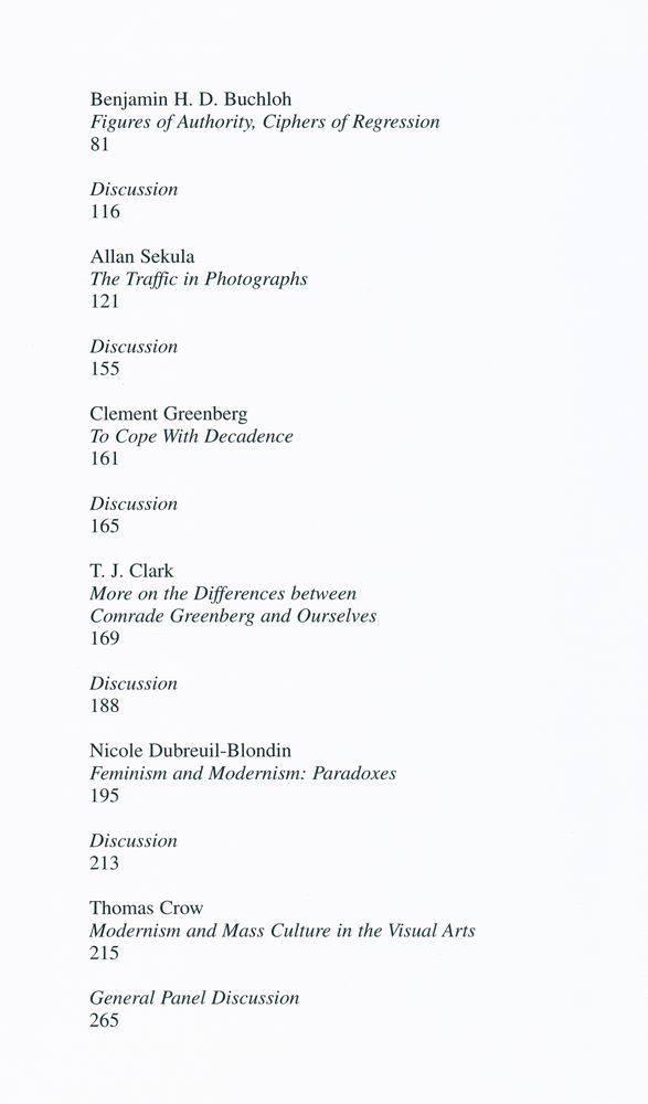 『Modernism and modernity : the Vancouver conference papers』 3