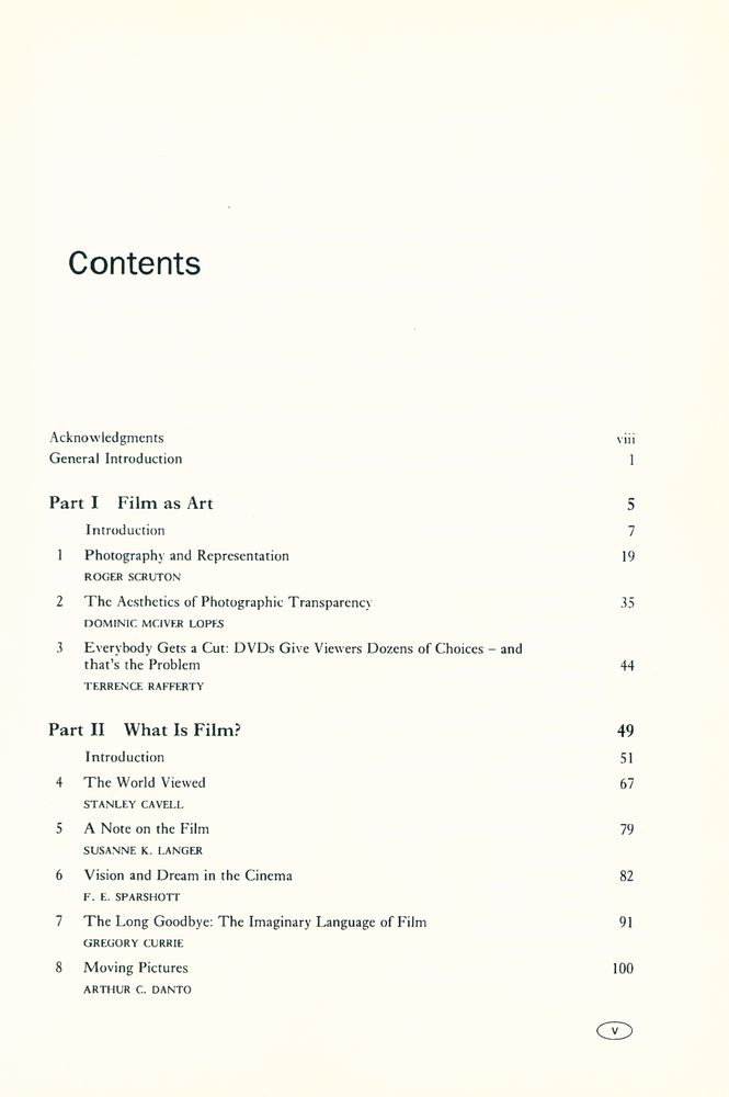『Philosophy of film and motion pictures : an anthology』 2