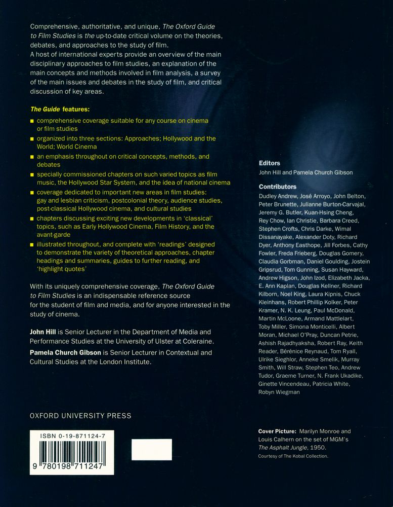 『The Oxford Guide to Film Studies』 6