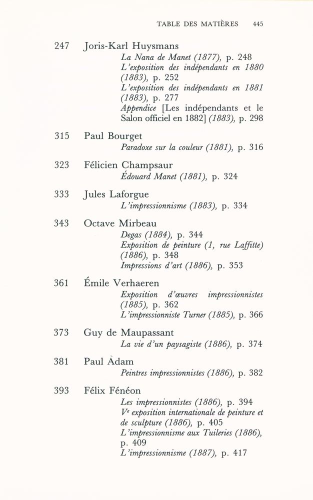 『LES ÉCRIVAINS DEVANT L'IMPRESSIONNISME』 4