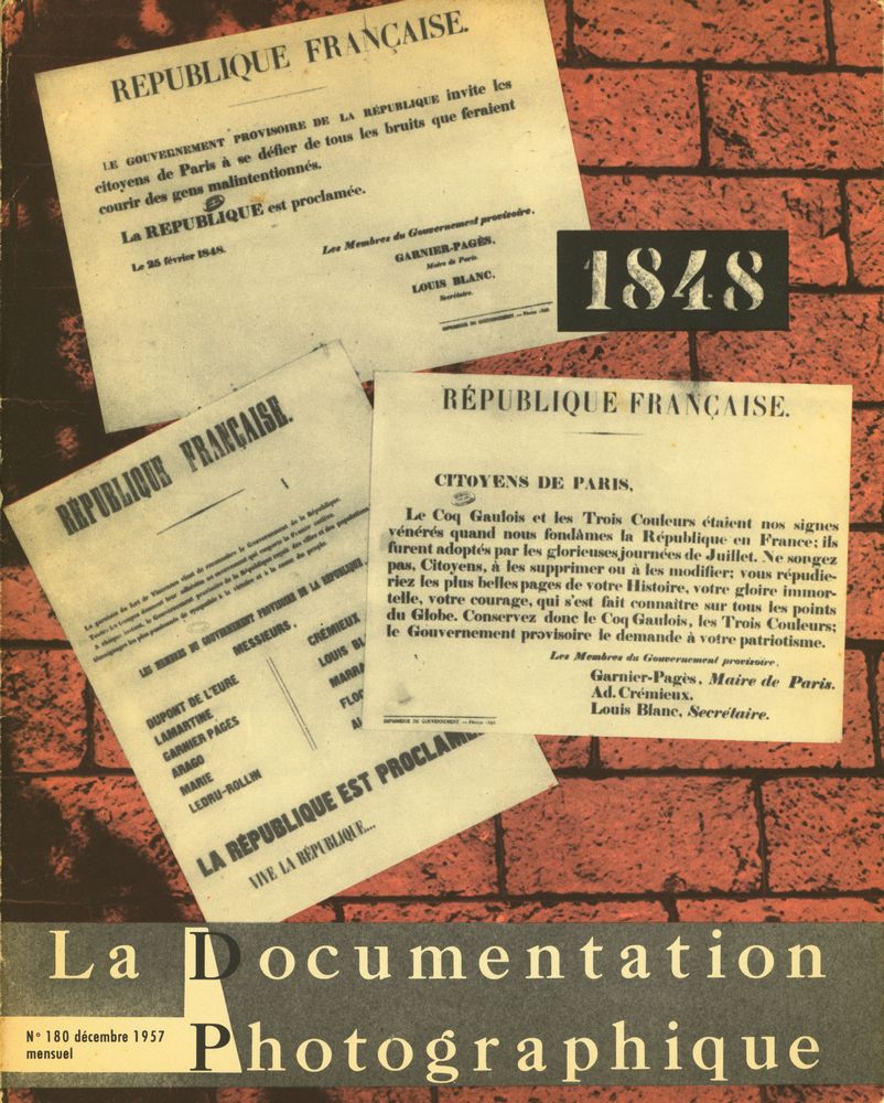 『La Documentation photographique』 N.180 décembre 1957 1