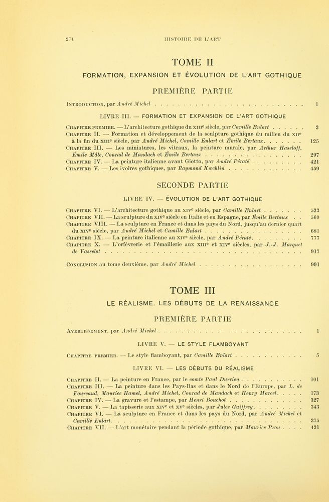『HISTOIRE DE L'ART - DEPUIS LES PREMIERS TEMPS CHRÉTIENS JUSQU' A NOS JOURS : INDEX D'ENSEMBLE : Noms d'artistes, noms de lieux, sujets ET TABLE GÉNÉRALE』 3