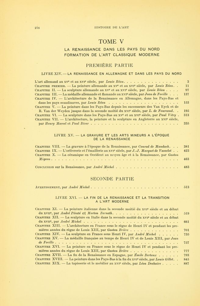 『HISTOIRE DE L'ART - DEPUIS LES PREMIERS TEMPS CHRÉTIENS JUSQU' A NOS JOURS : INDEX D'ENSEMBLE : Noms d'artistes, noms de lieux, sujets ET TABLE GÉNÉRALE』 5
