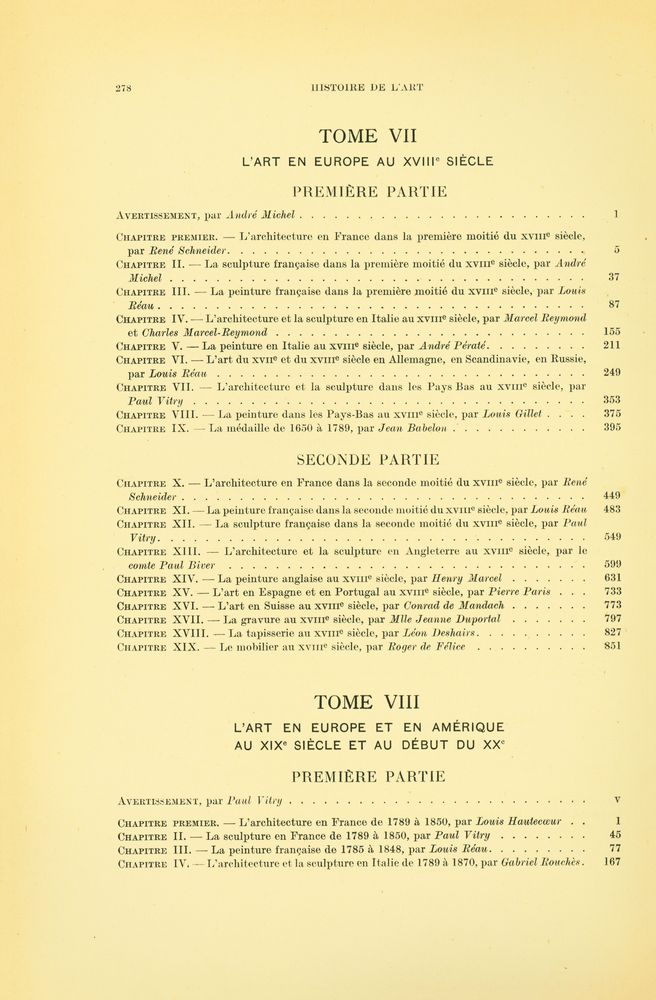 『HISTOIRE DE L'ART - DEPUIS LES PREMIERS TEMPS CHRÉTIENS JUSQU' A NOS JOURS : INDEX D'ENSEMBLE : Noms d'artistes, noms de lieux, sujets ET TABLE GÉNÉRALE』 7