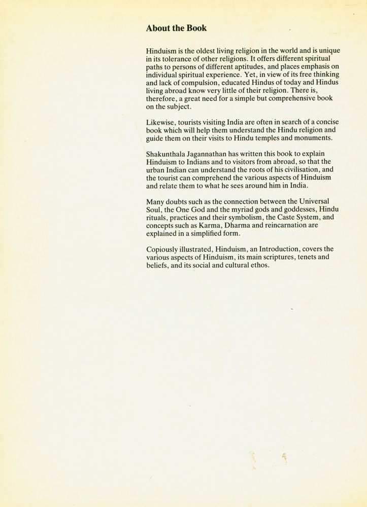 『HINDUISM : An Introduction』 3
