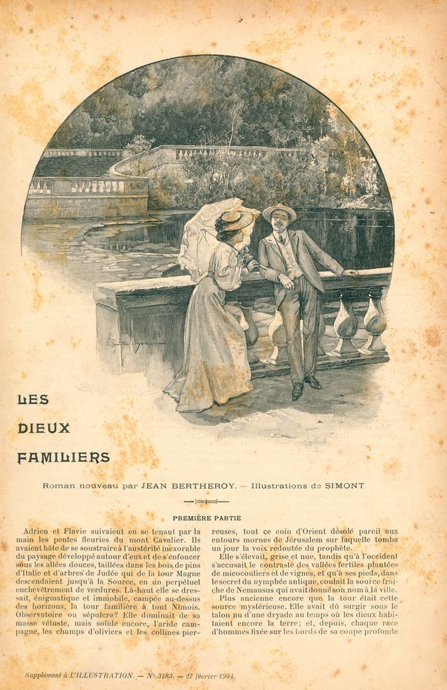 『LES DIEUX FAMILIERS : Roman nouveau』 1