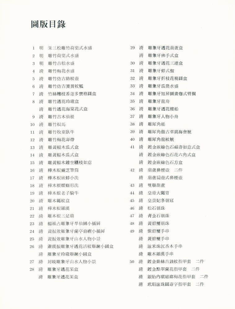 『中華民國國立故宮博物院藏品 - 故宫珍玩選萃』 2