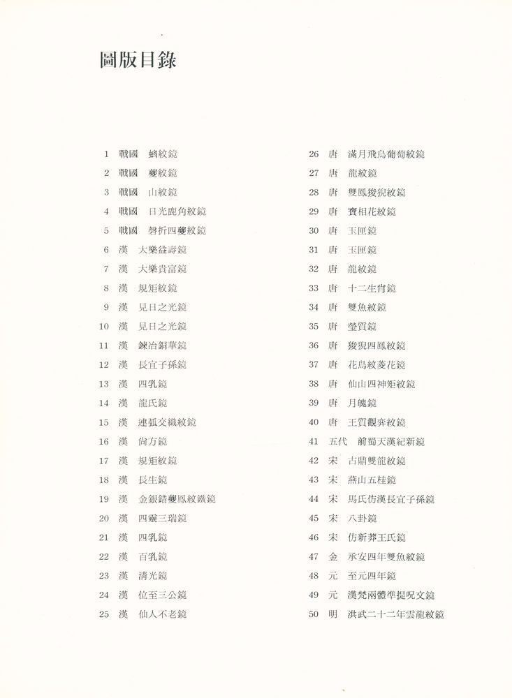 『中華民國國立故宮博物院藏品 - 故宫銅鏡選萃』 2