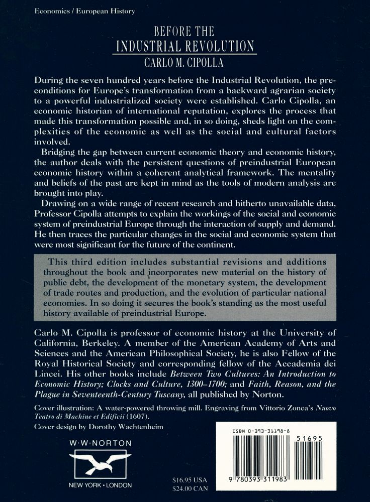 『BEFORE THE INDUSTRIAL REVOLUTION : European Society and Economy, 1000 - 1700』 4