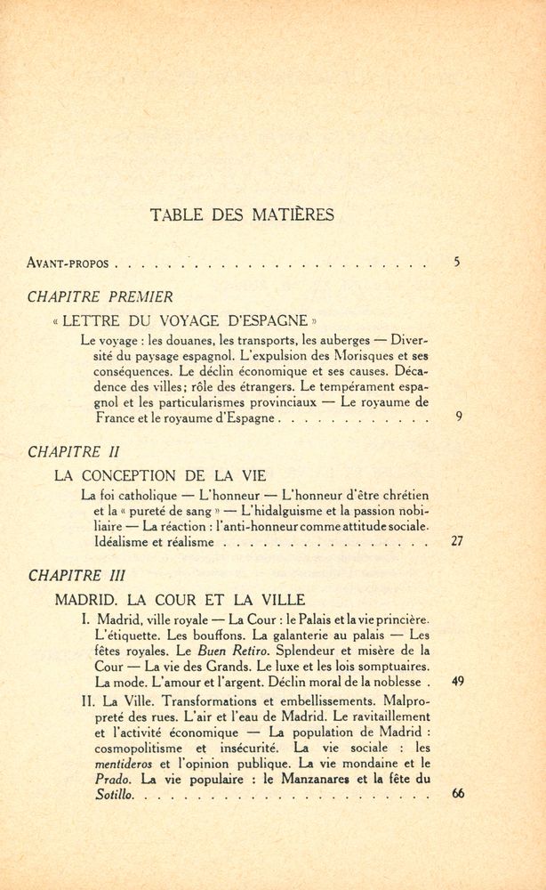 『LA VIE QUOTIDIENNE EN ESPAGNE AU SIECLE D'OR』 2