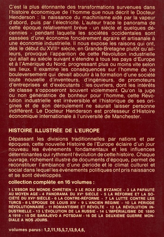 『LA RÉVOLUTION INDUSTRIELLE 1780 - 1914』 4