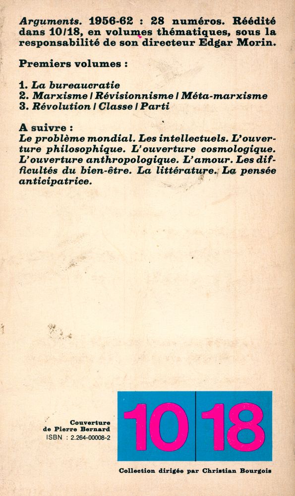 『ARGUMENTS 1 - LA BUREAUCRATIE』 4
