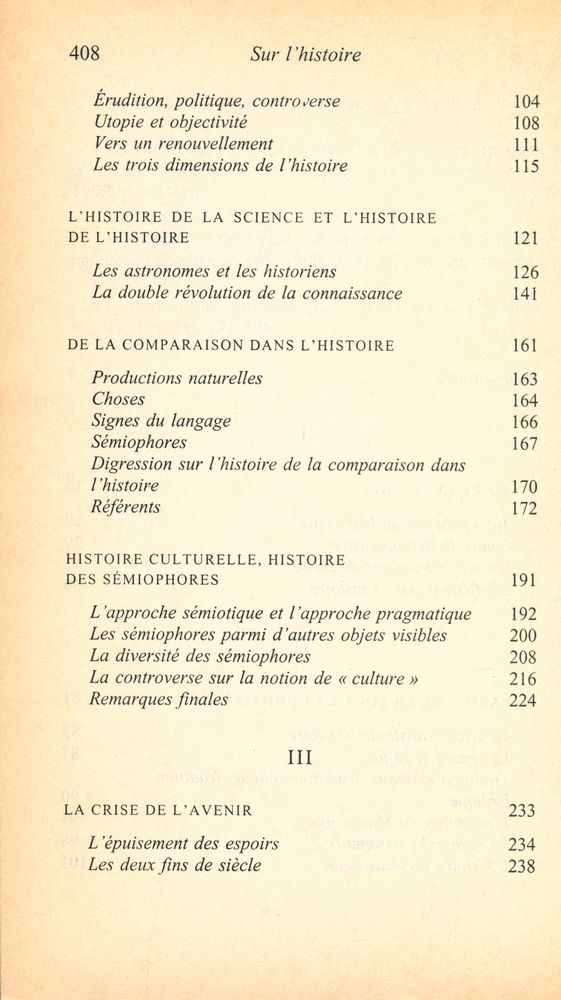 『Sur l'histoire』 3