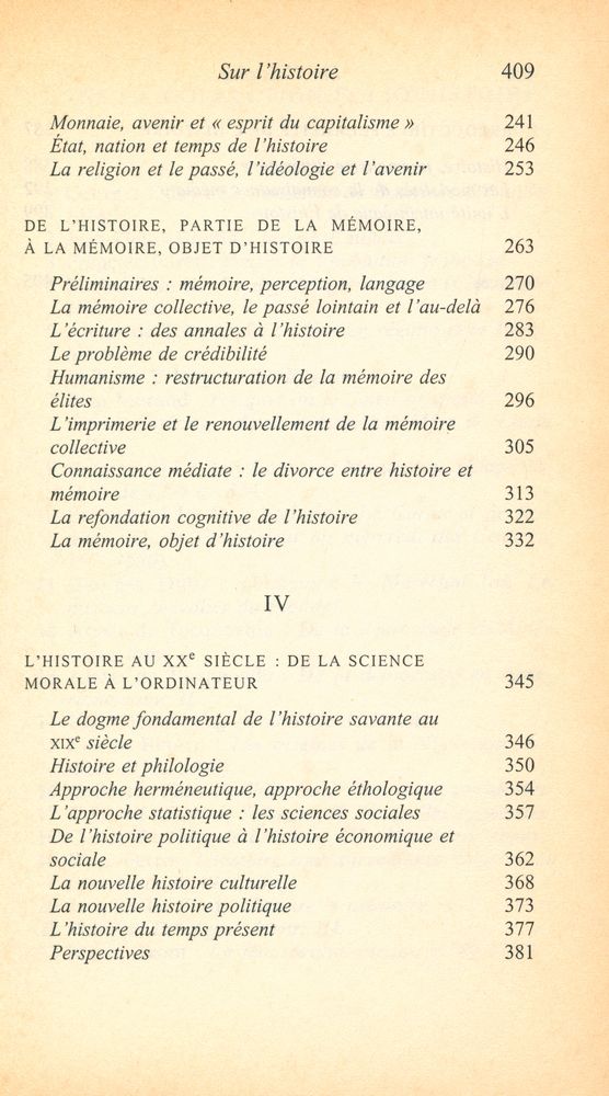 『Sur l'histoire』 4