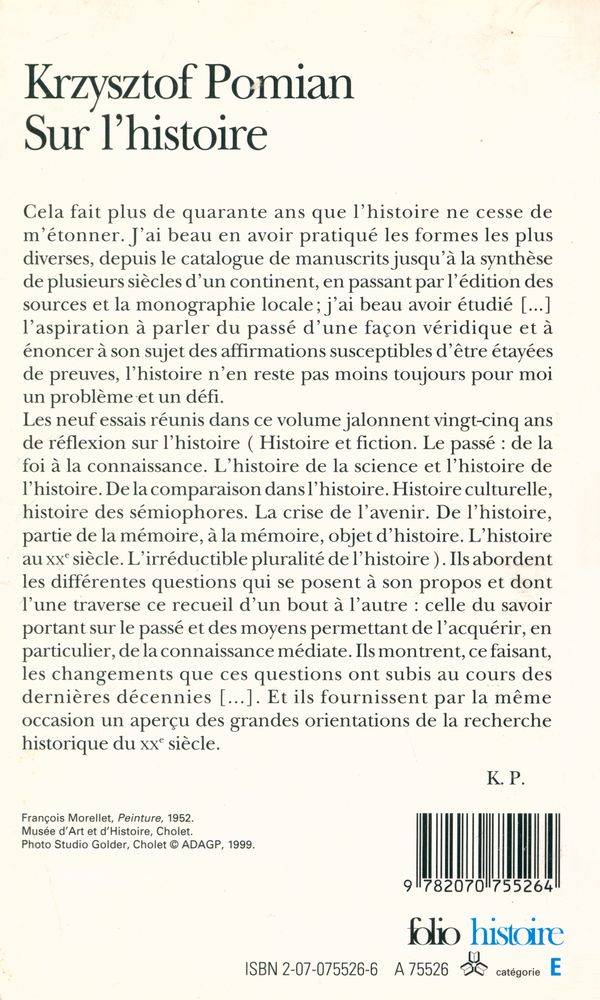 『Sur l'histoire』 6