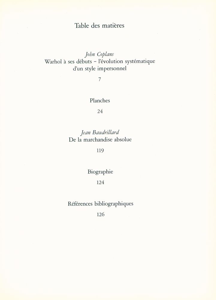 『Andy Warhol : Silkscreens from the Sixties』 2