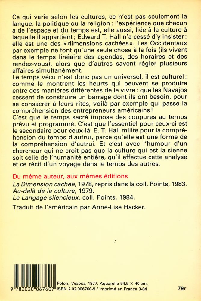 『LA DANSE DE LA VIE : TEMPS CULTUREL, TEMPS VÉCU』 3
