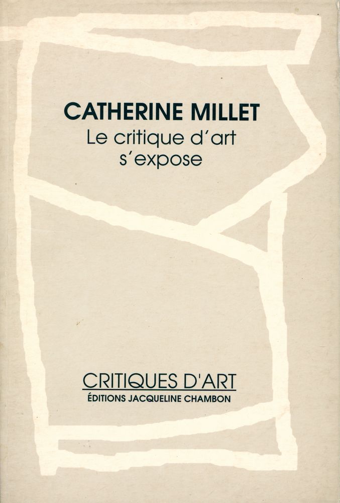 『Le critique d'art s'expose』 1