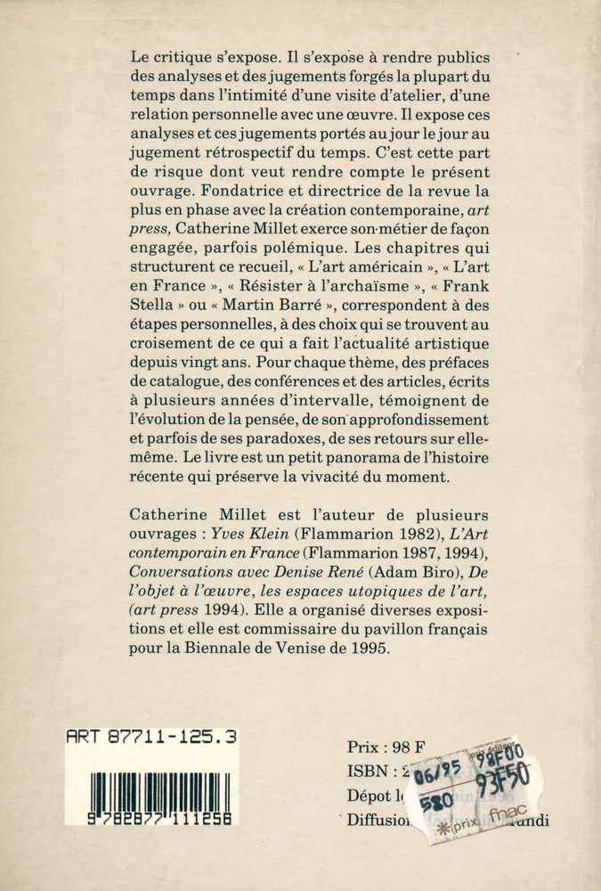 『Le critique d'art s'expose』 4