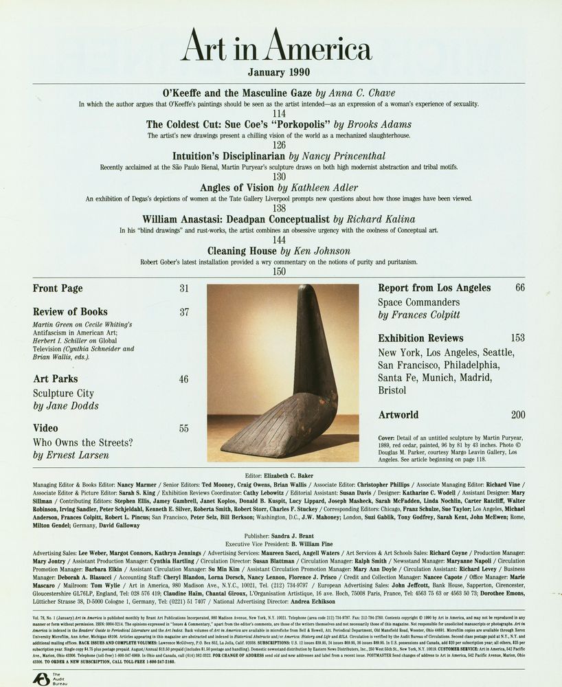 『ART IN AMERICA』 January 1990 2