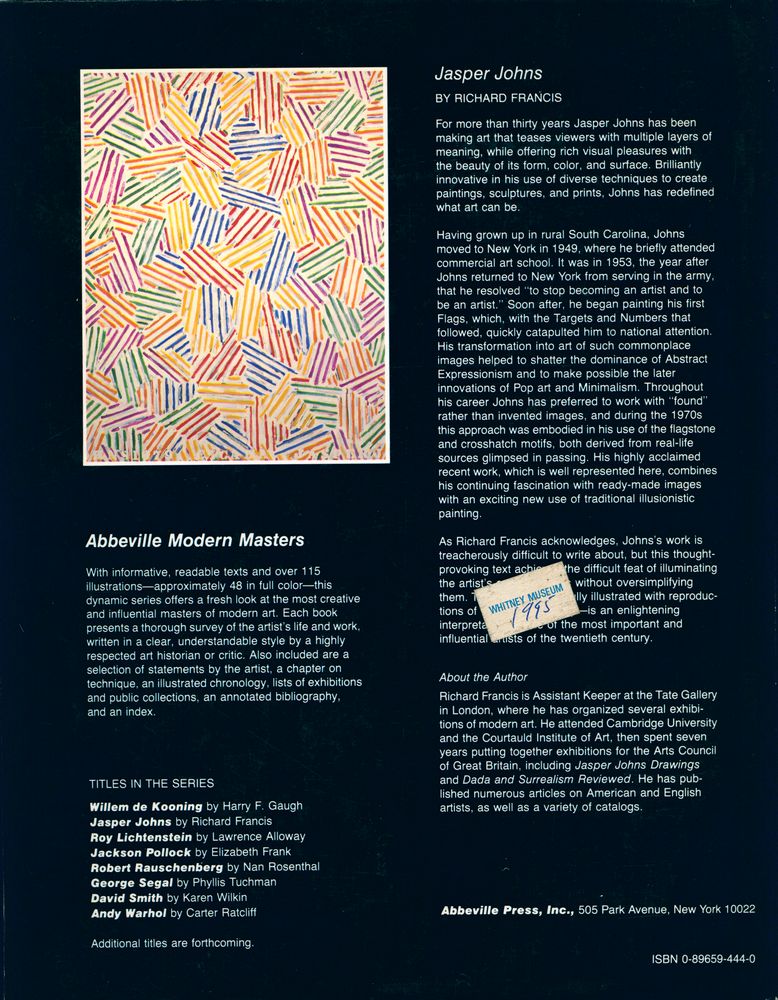 『Jasper Johns』 3