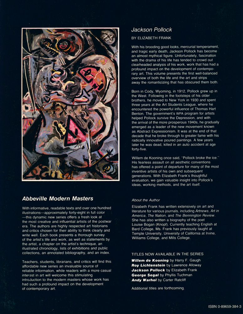 『MODERN MASTERS SERIES - Jackson Pollock』 3