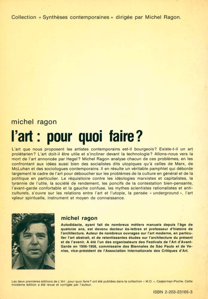 『L'ART: POUR QUOI FAIRE?』 3
