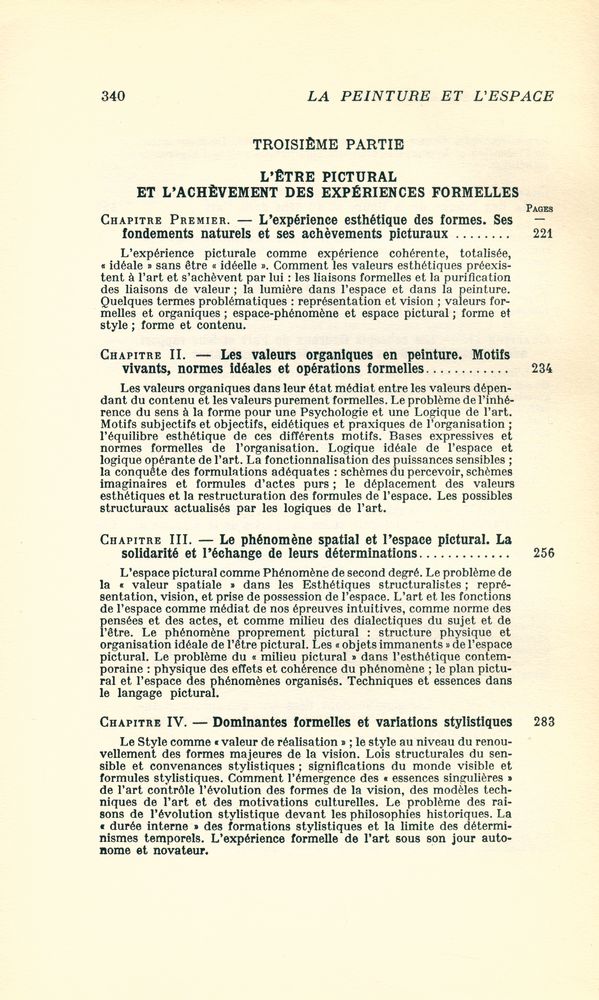 『LA PEINTURE ET L'ESPACE : Recherche sur les conditions formelles de l'expérience esthétique』 5