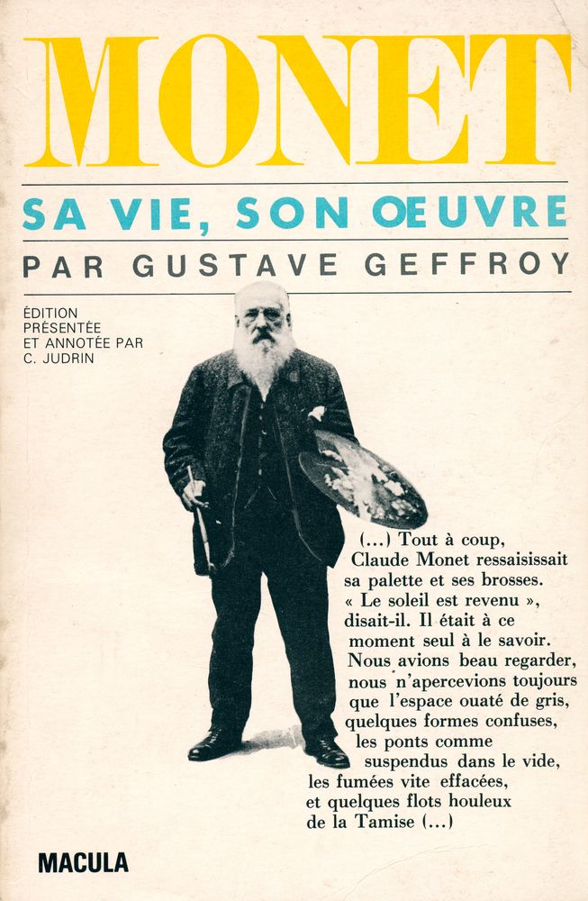 『CLAUDE MONET sa vie, son œuvre』 1