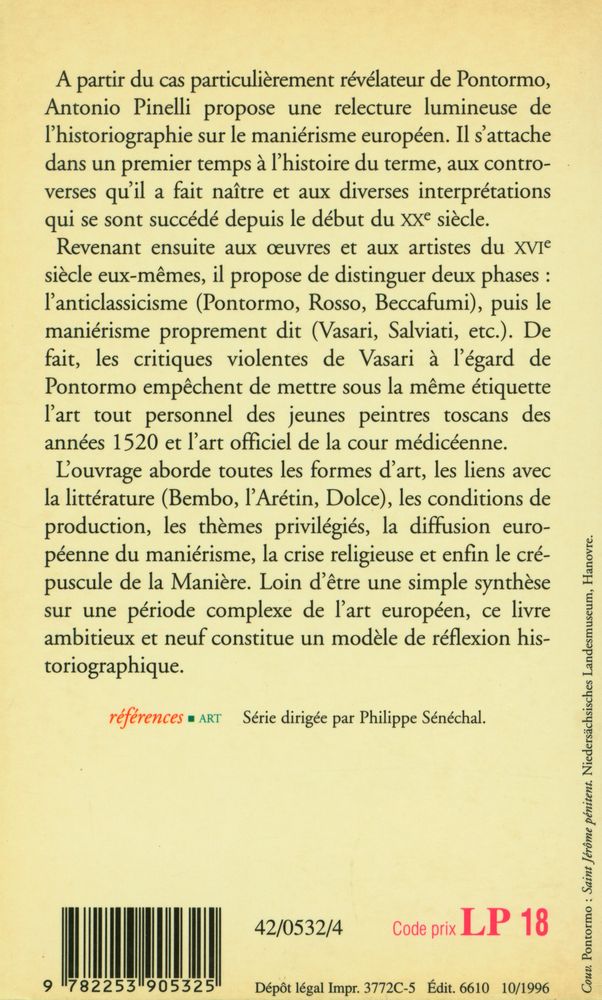 『La Belle Manière : Anticlassicisme et maniérisme dans l'art du XVIe siècle』 4