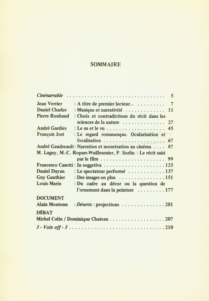 『Hors Cadre』 2 - Cinénarrable 2 2