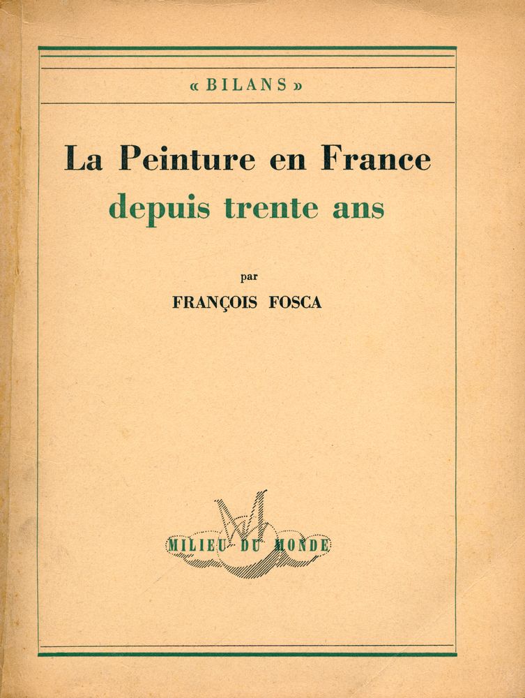 『La Peinture en France depuis trente ans』 1
