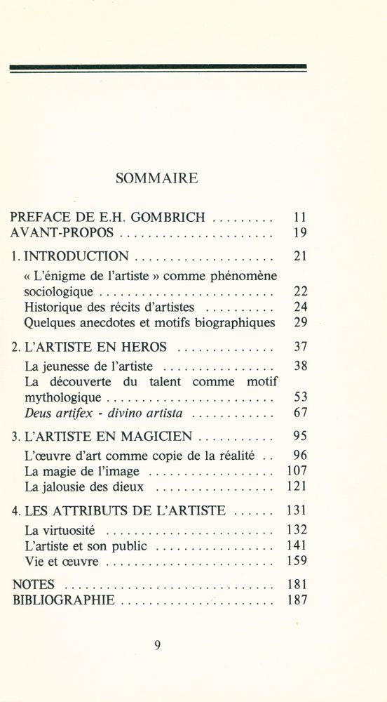 『L'Image de l'artiste : Legende, mythe et magie : Un essai historique』 2