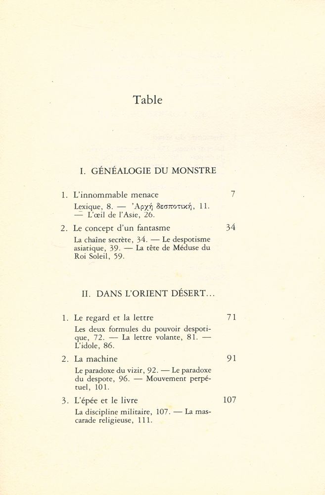 『STRUCTURE DU SÉRAIL : LA FICTION DU DESPOTISME ASIATIQUE DANS L'OCCIDENT CLASSIQUE』 2