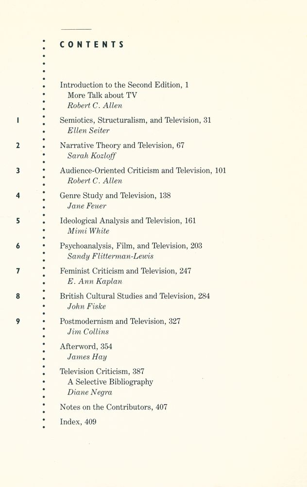 『Channels of Discourse, Reassembled : television and contemporary criticism』 2