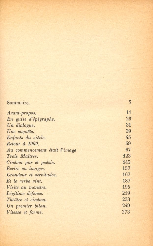 『Cinéma d'hier, cinéma d'aujourd'hui』 2