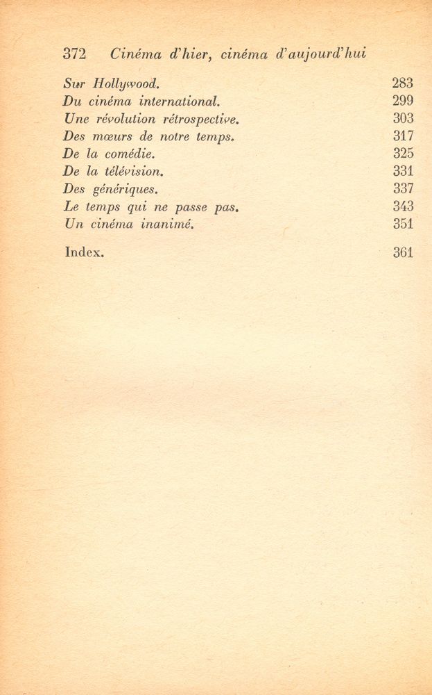 『Cinéma d'hier, cinéma d'aujourd'hui』 3