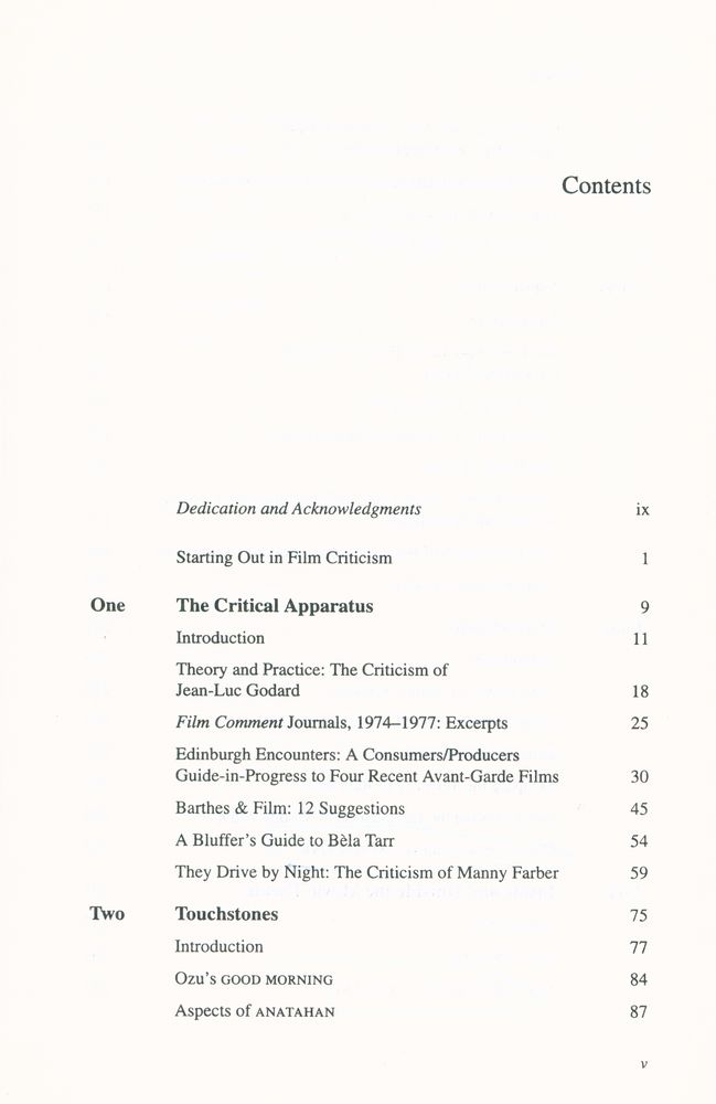 『Placing movies : the practice of film criticism』 2
