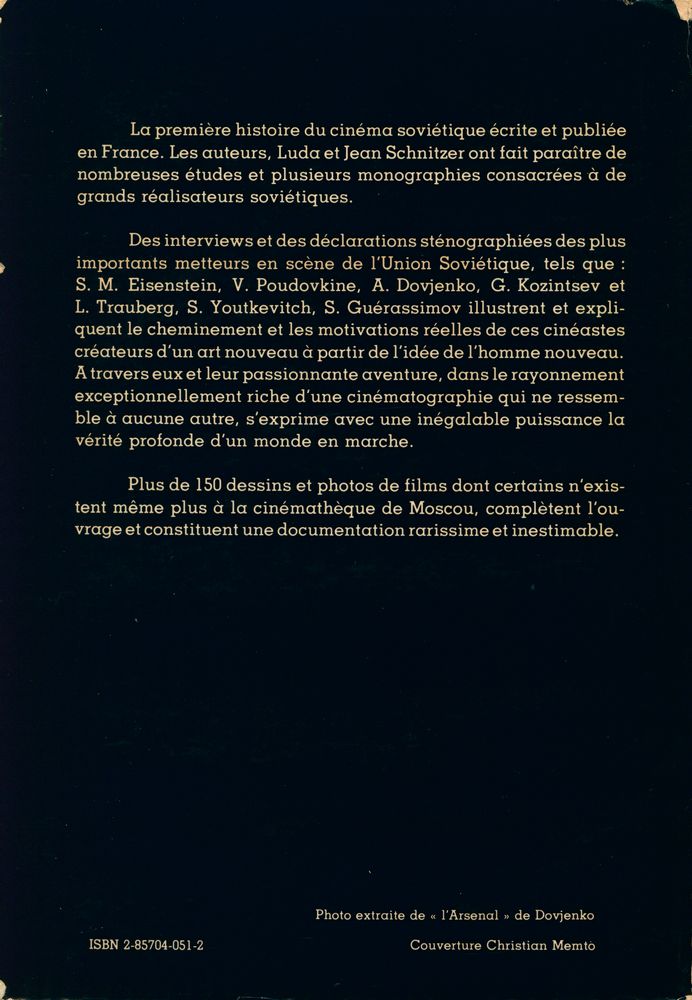 『HISTORE DU CINÉMA SOVIÉTIQUE 1919 - 1940』 4