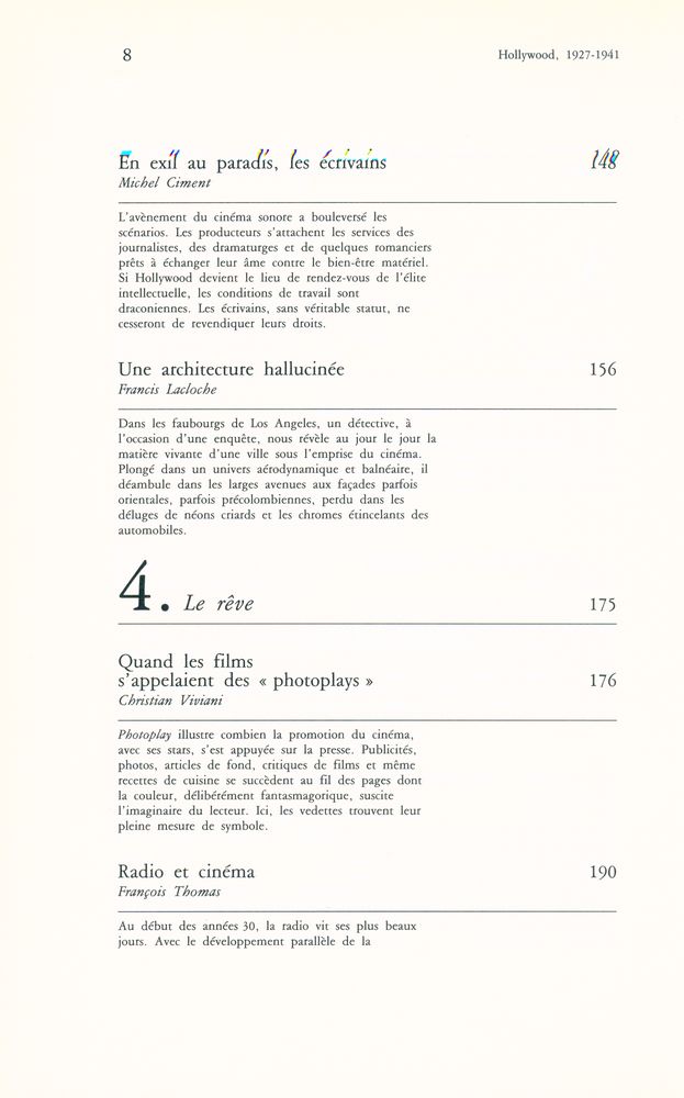 『Hollywood 1927 - 1941』 5