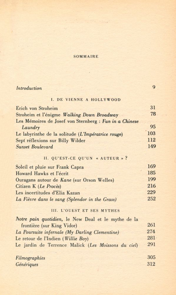 『Les conquérants d'un nouveau monde : Essais sur le cinéma américain』 2