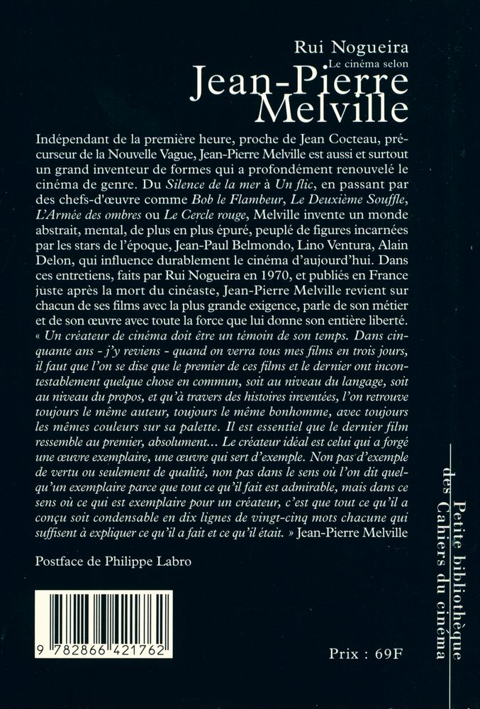 『Le Cinéma Selon Melville : Entretiens avec Rui Nogueira』 3