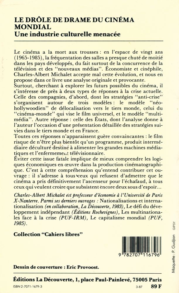 『Le Drôle De Drame Du Cinéma Mondial : Une industrie culturelle menacée』 6