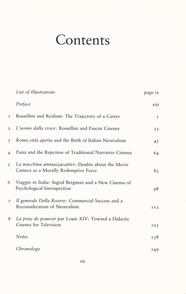 『The Films of Roberto Rossellini』 2